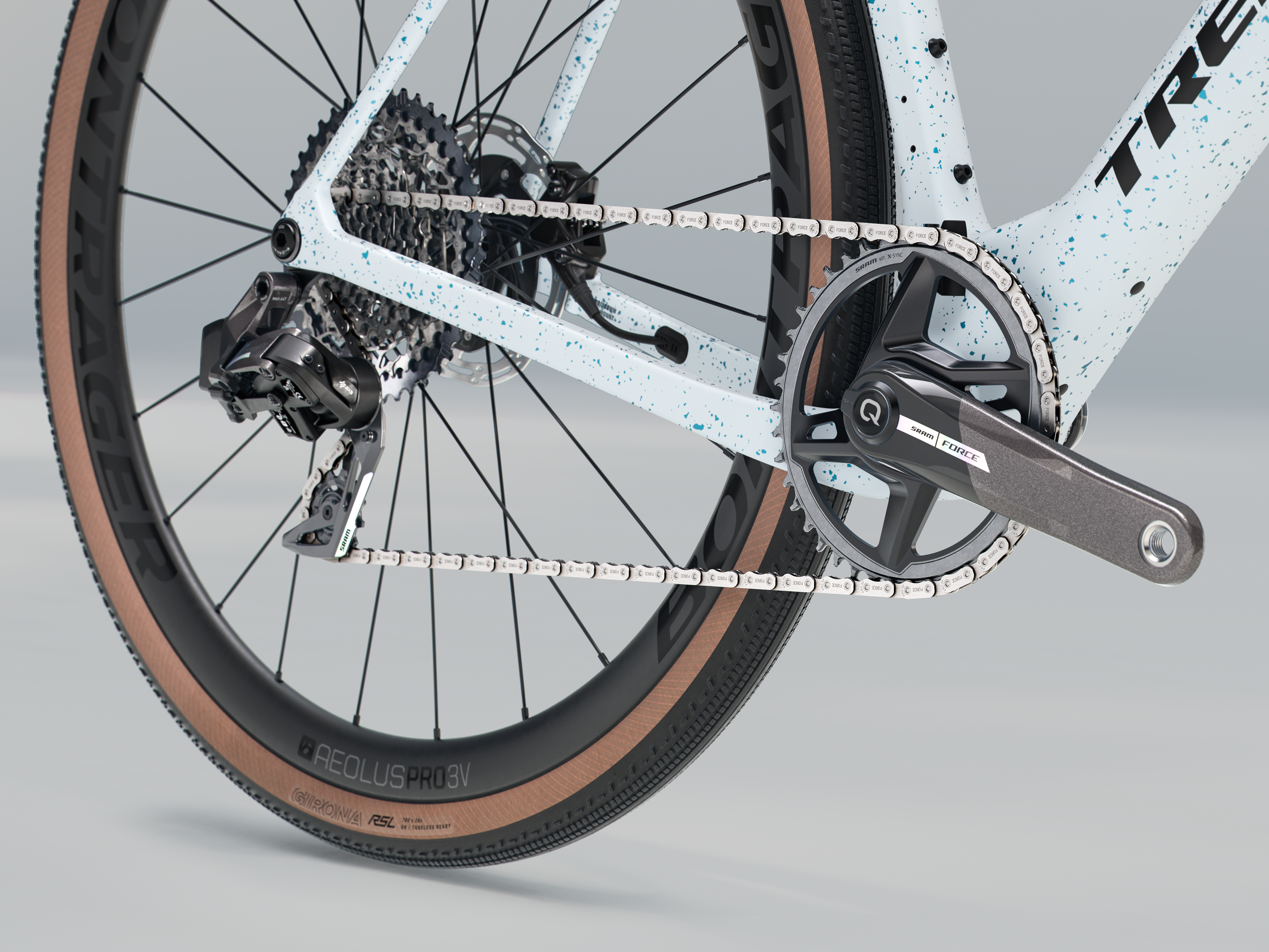 Trek Checkmate SLR 7 AXS Gravelbikes (blau) 5